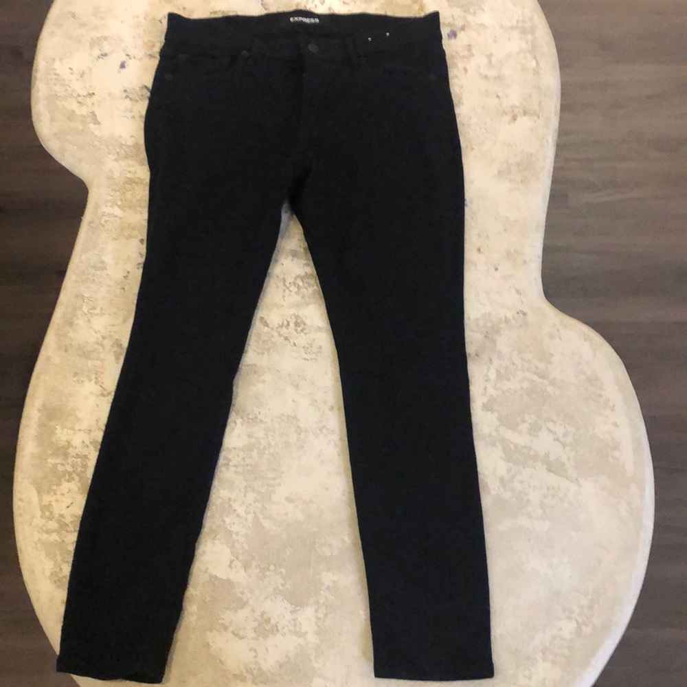 Black jeggings